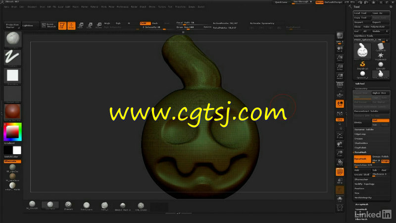 ZBrush稻草人雕刻艺术实例训练视频教程的图片1