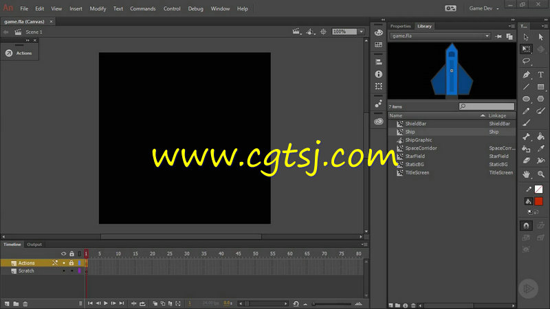 利用Animate CC游戏开发技术训练视频教程的图片3