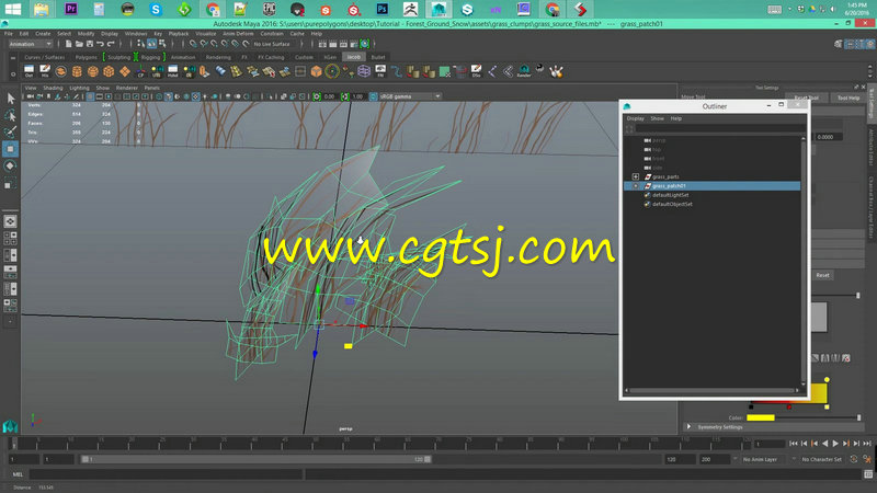 Substance与UE森林雪地景观实例制作视频教程的图片3