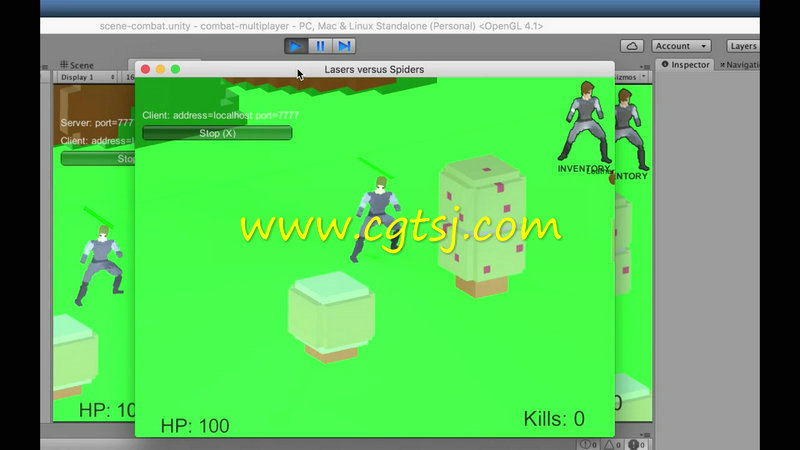 Unity多人游戏战斗系统实例训练视频教程的图片1