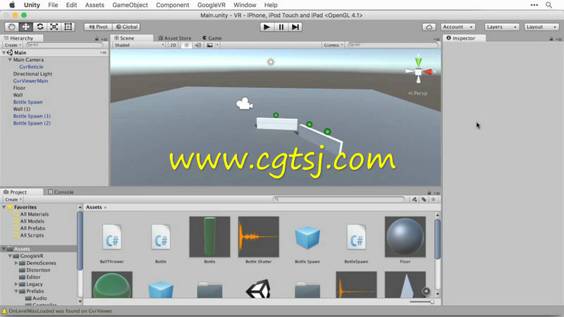 Unity中3DVR虚拟现实技术视频教程的图片3