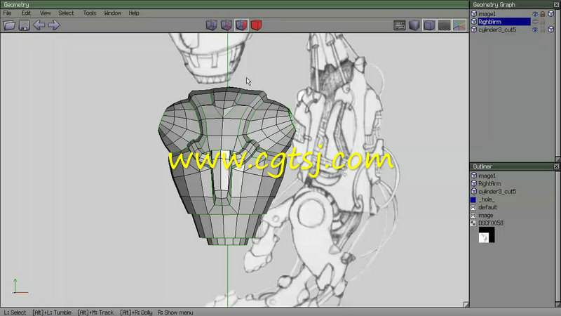 Wings3D初学者建模基础训练视频教程的图片2