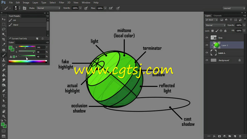 数字绘画色彩基础原理训练视频教程的图片2