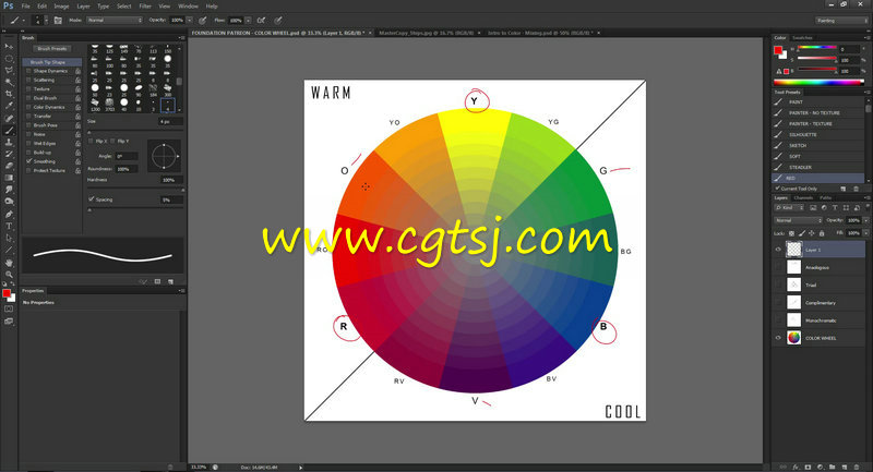数字色彩绘画实例训练视频教程的图片4