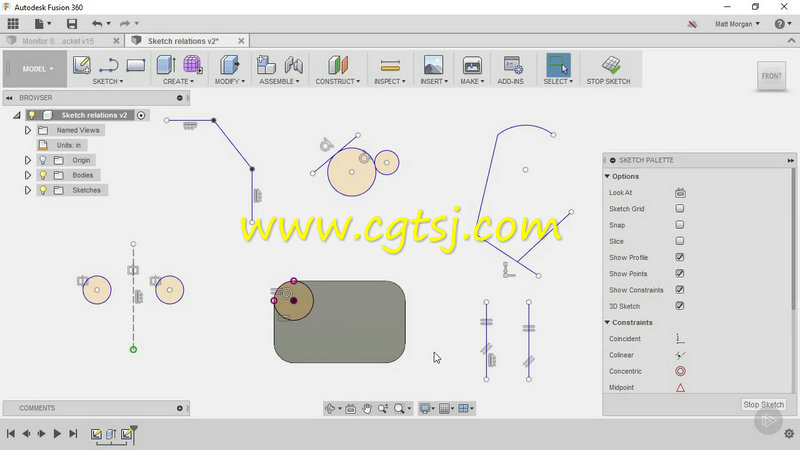 Fusion360零件建模基础训练视频教程的图片4