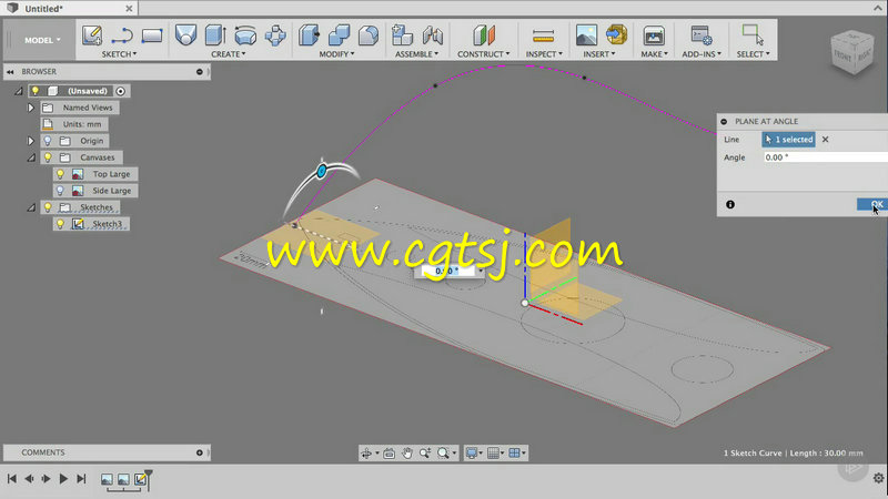 Fusion360实体硬表面混合建模视频教程的图片2