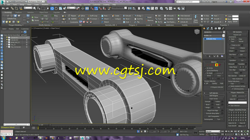 3dsMax高精度机器人建模实例训练视频教程的图片2