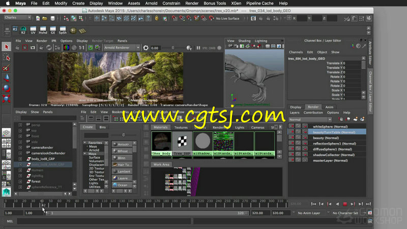 Arnold高品质灯光渲染技术训练视频教程的图片2