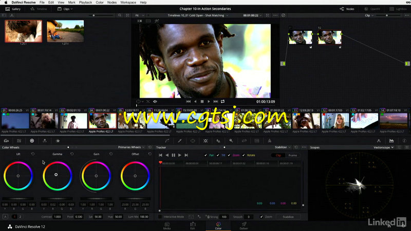 DaVinci达芬奇12高级色彩分级技术视频教程的图片2