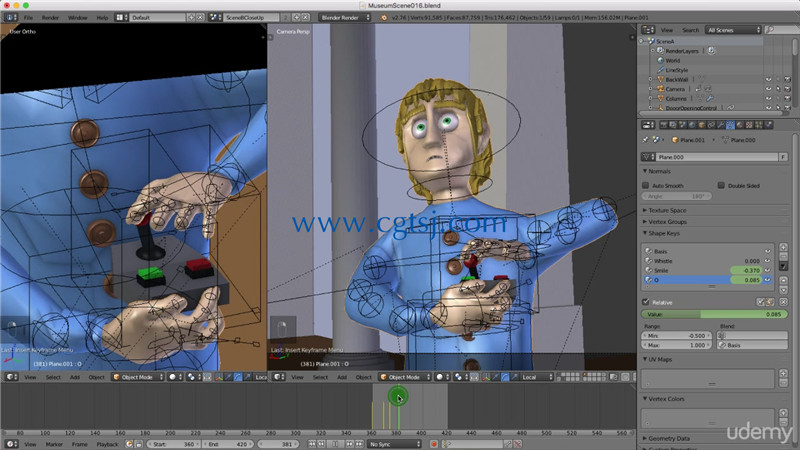 Blender角色三维动画技术核心训练视频教程的图片1