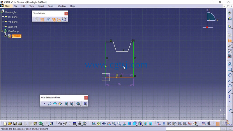 CATIA V5基础部件建模视频教程的图片2