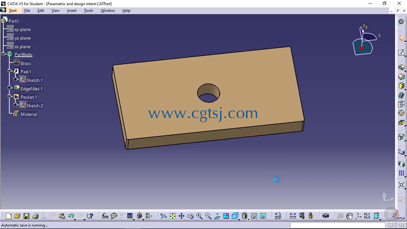 CATIA V5基础部件建模视频教程的图片3