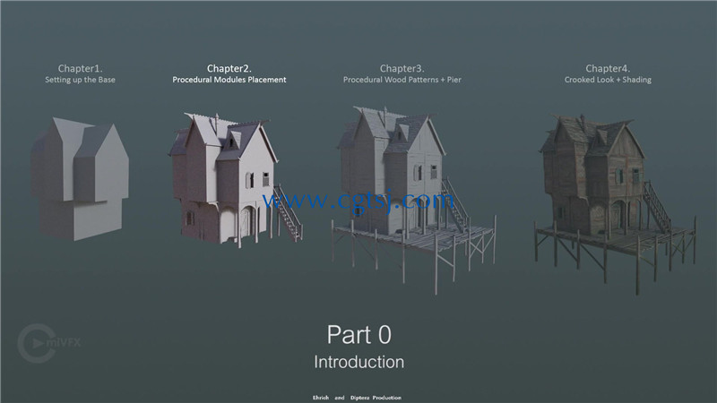 Houdini湖边小屋实例制作视频教程第二季的图片5