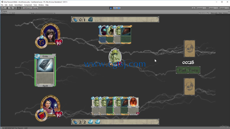 Unity游戏卡牌战斗系统实例训练视频教程的图片2