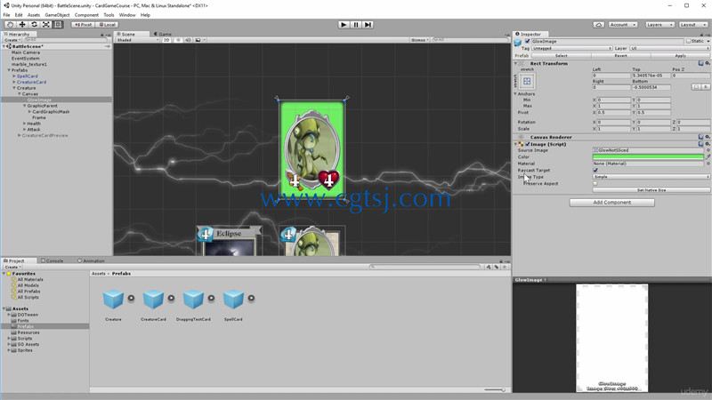 Unity游戏卡牌战斗系统实例训练视频教程的图片4