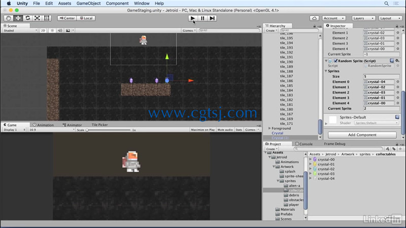 Unity中2D冒险游戏制作视频教程的图片1
