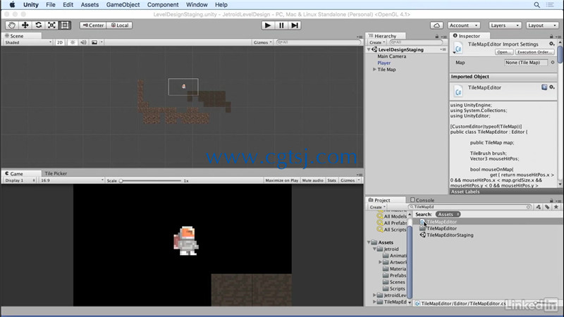 Unity中2D游戏关卡设计基础训练视频教程的图片3