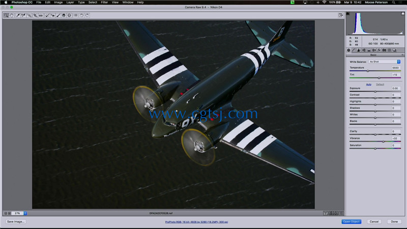 航空飞机摄影后期处理实例训练视频教程的图片1