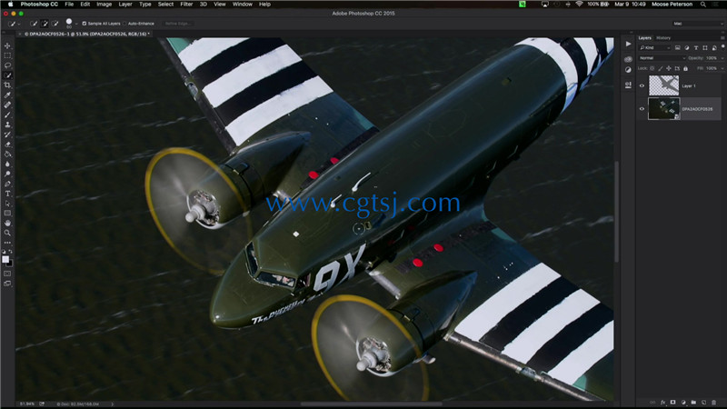 航空飞机摄影后期处理实例训练视频教程的图片2