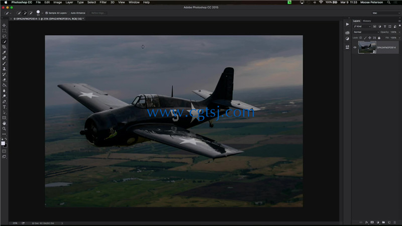 航空飞机摄影后期处理实例训练视频教程的图片6