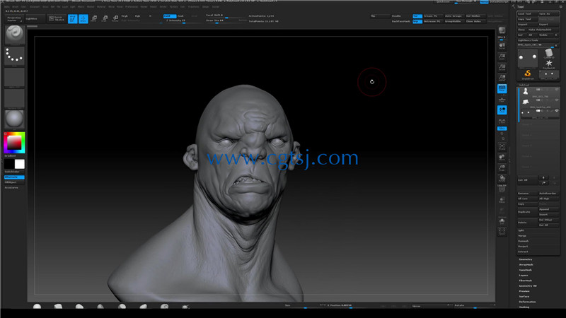 Zbrush与Maya角色头发毛发等实例制作视频教程的图片2