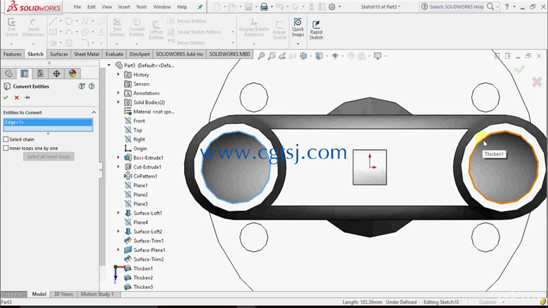 Solidworks从2D草图到3D建模视频教程的图片2