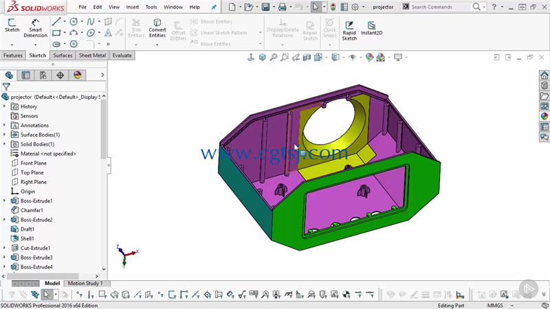 Solidworks手机电子产品零部件设计视频教程的图片1