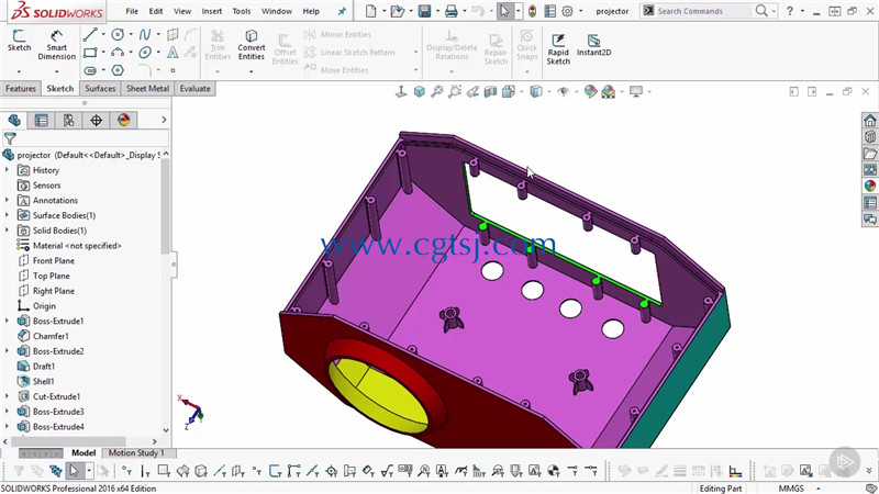 Solidworks手机电子产品零部件设计视频教程的图片2