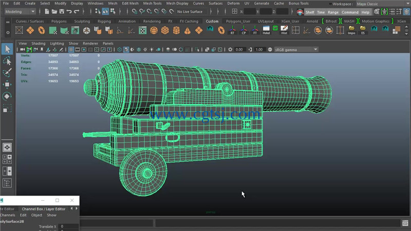 Substance Designer古代船炮材质贴图视频教程第二季的图片5