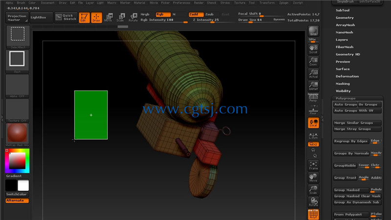 Substance Designer古代船炮材质贴图视频教程第一季的图片1