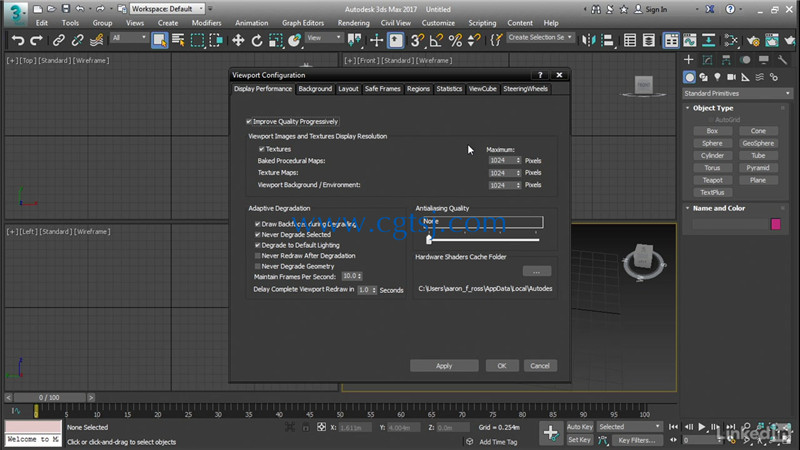 3dsMax中3D摄像机核心技术训练视频教程的图片3