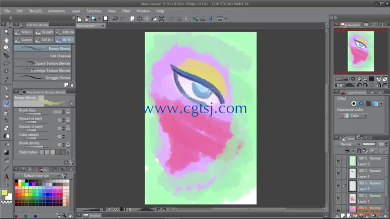 Clip Studio Paint漫画绘画艺术创作训练视频教程的图片4