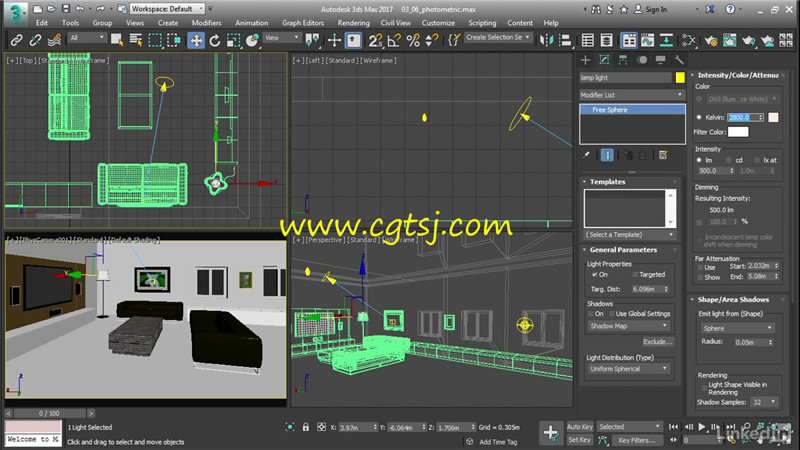 3dsMax高级灯光照明技术训练视频教程的图片1