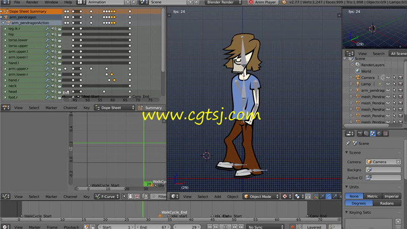 Blender二维角色动画制作视频教程第二季的图片3