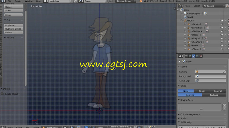 Blender二维角色动画制作视频教程第一季的图片1
