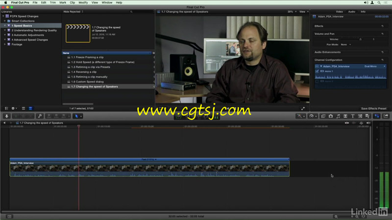 Final Cut Pro X视频帧速率技术视频教程的图片1