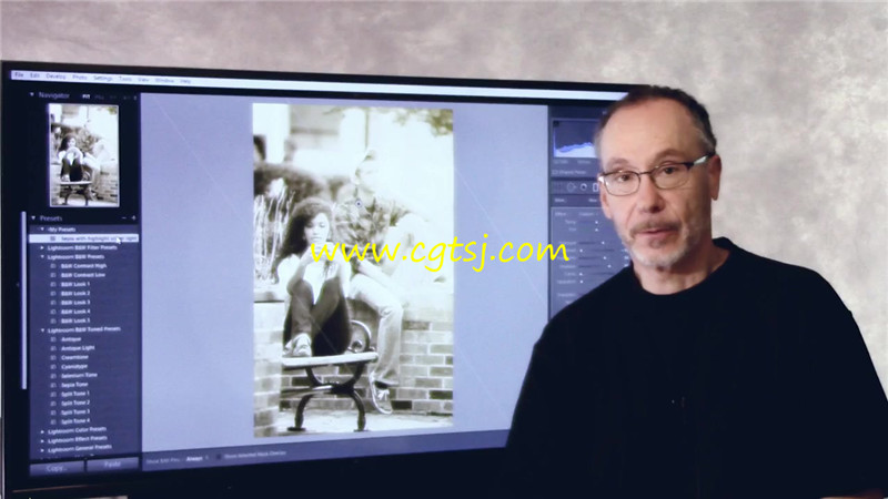 Lightroom黑白色调摄影照片制作视频教程的图片1