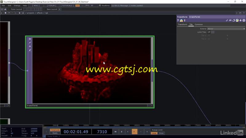 TouchDesigner游戏虚拟交互控制视频教程的图片3