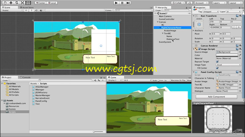 Unity角色对话系统制作视频教程的图片3