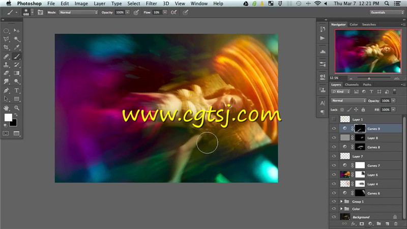 PS色彩艺术特效实例制作视频教程的图片4