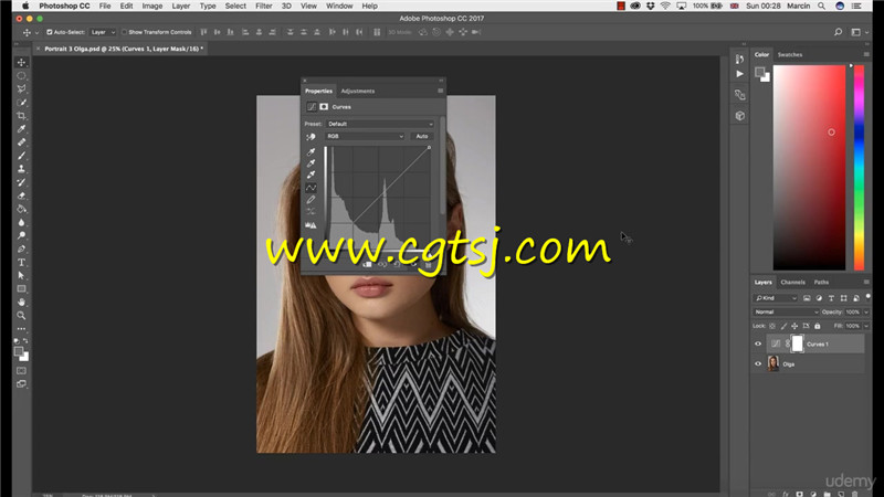 PS肖像修饰选择工具运用技巧视频教程的图片4