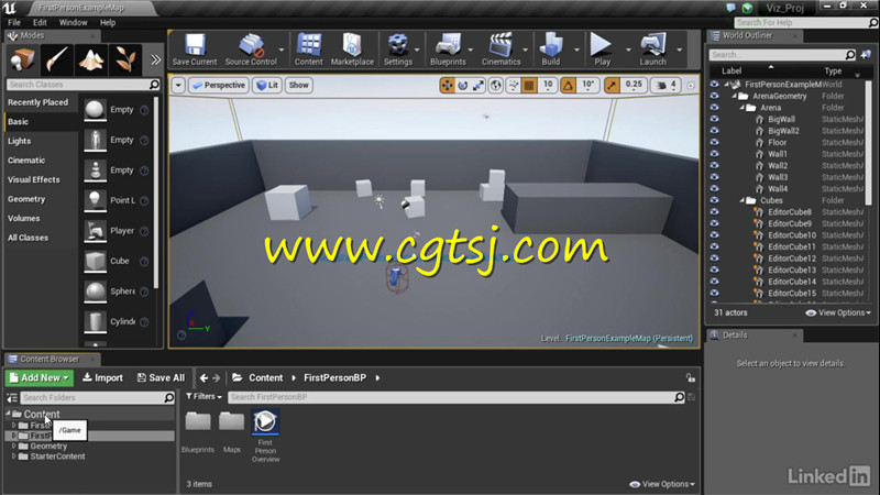 UE4虚幻游戏引擎室内建筑可视化视频教程的图片4