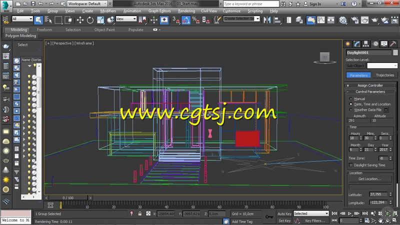 3dsmax中Vray建筑可视化渲染策略视频教程的图片1