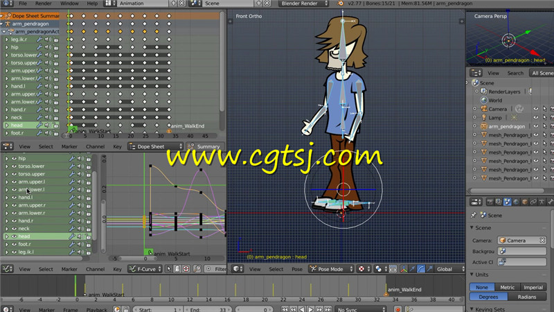 Blender二维角色动画制作视频教程第四季的图片1