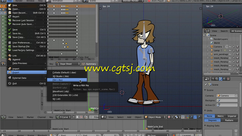 Blender二维角色动画制作视频教程第五季的图片1