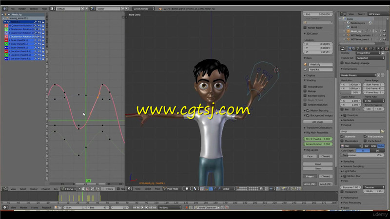 Blender角色特征动画技术训练训练视频教程的图片2