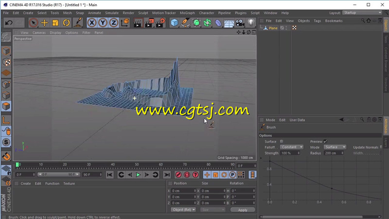 C4D与PS抽象彩色背景实例制作视频教程的图片3