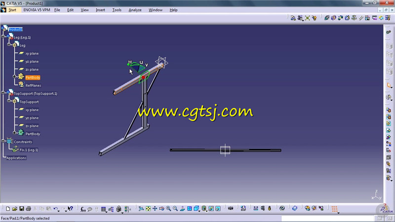 CATIA V5装配设计基础训练视频教程的图片3