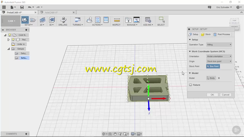Fusion360中2D与3D路径工具技术视频教程的图片3