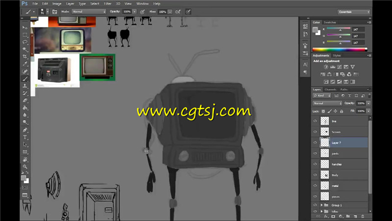Maya机器人概念设计与建模制作视频教程的图片3